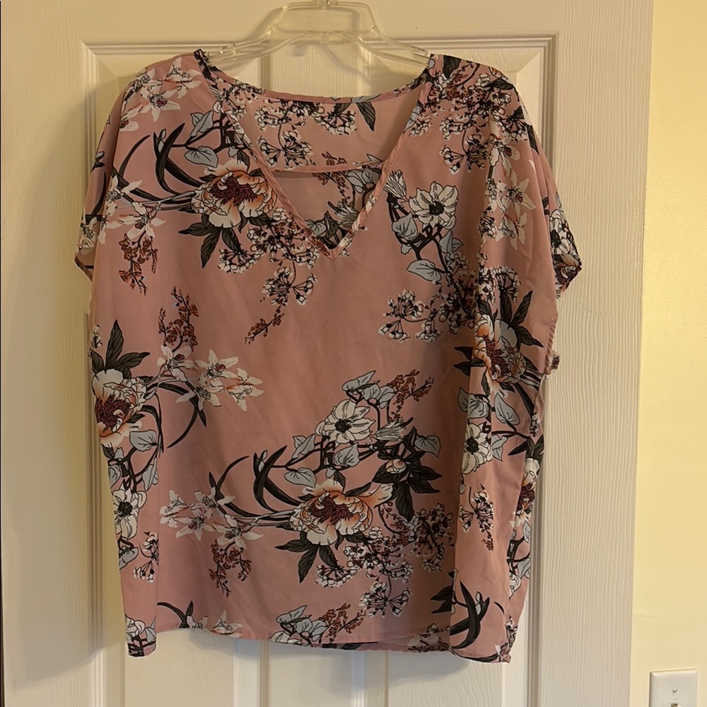 Floral Pink Women's Top